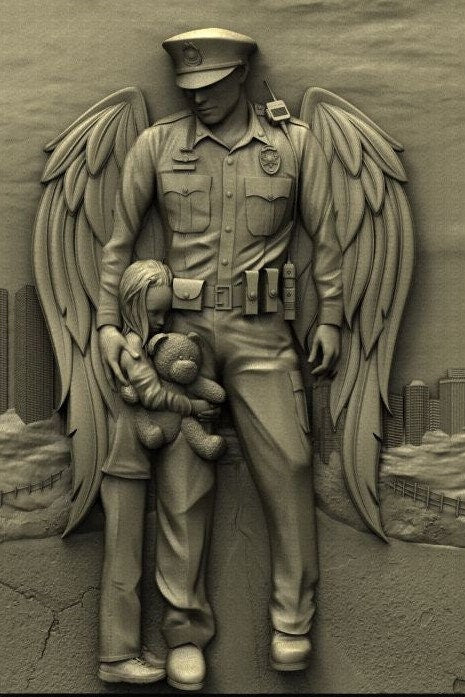 defender,angel,hero,soldier,patriot,freedom 3D CNC Router Files, 3d stl file, vectric,aspire,easel, cnc cut files, 2.5d files