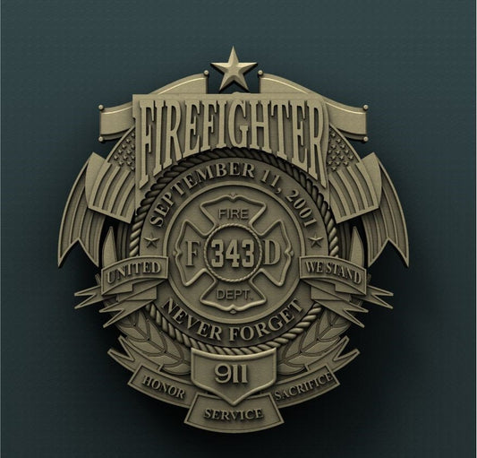 firefighter,9-11,remember,patriot,3D CNC Router Files, 3d stl file, vectric,aspire,easel, cnc cut files, 2.5d files