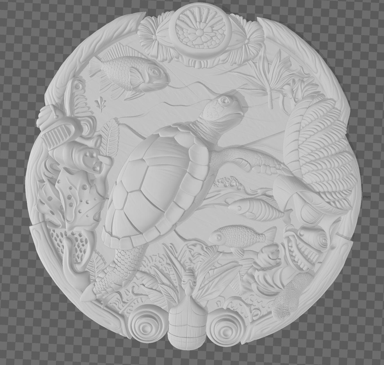 turtle,sea turtle,water,fantasy,3D CNC Router Files, 3d stl file, vectric,aspire,easel, cnc cut files, 2.5d files