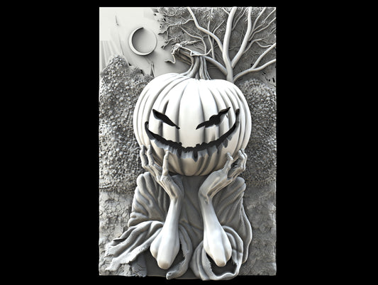 Pumpkin Head 3d stl file