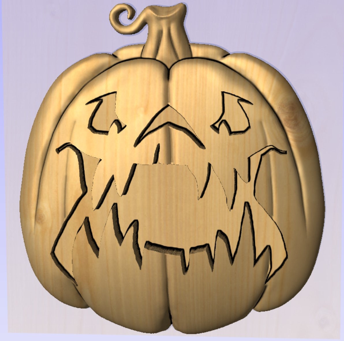 Halloween Pumpkins 6 file bundle 3d stl file