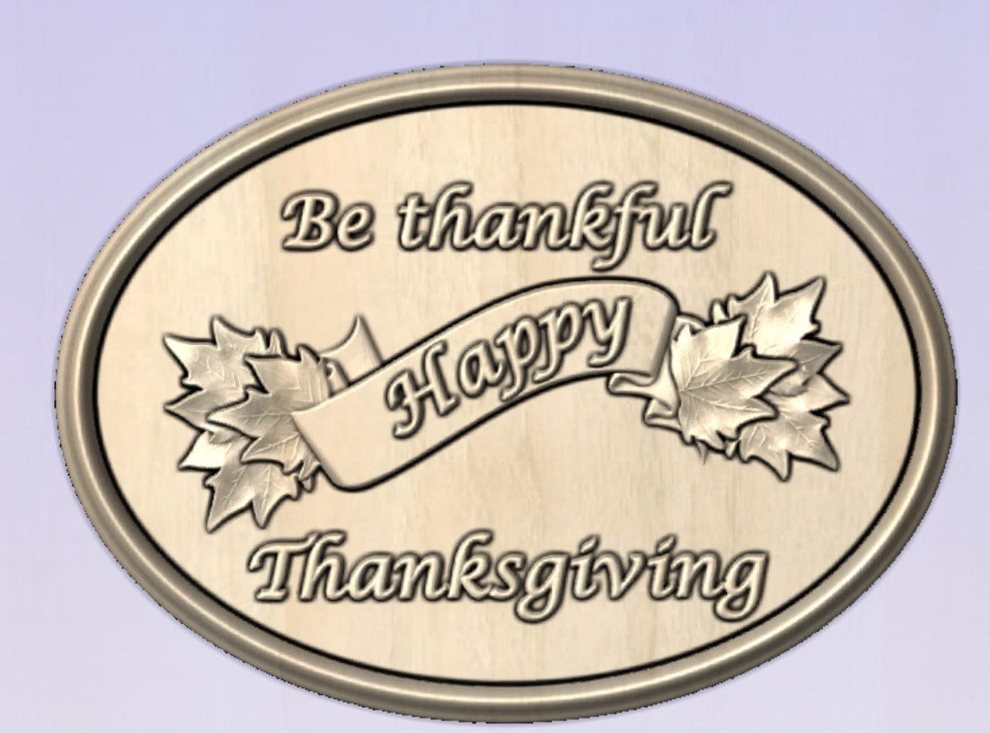 Happy thanksgiving signs, 2 for 1  3D CNC Router Files, 3d stl file, vectric,aspire,easel, cnc cut files, 2.5d files