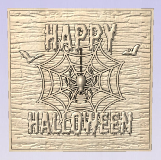 Halloween SpiderWeb 3D CNC Router Files, 3d stl file, vectric,aspire,easel, cnc cut files, 2.5d files