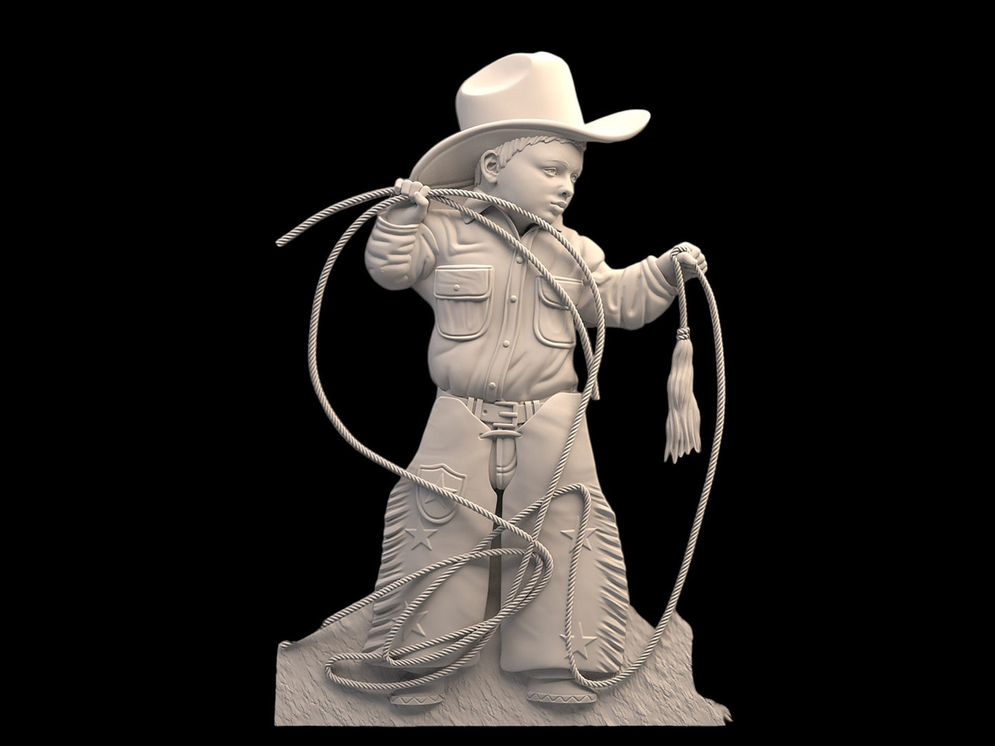 Little Cowboy,country,farmhouse, 3D CNC Router Files, 3d stl file, vectric,aspire,easel, cnc cut files, 2.5d files